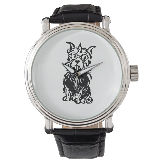 Terrier Dog Horloge (Voorkant)