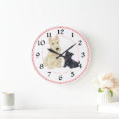 Terrier écossais et horloge de chiot (Maison)