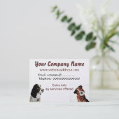 Terrier en Spaniel Dogs Visitekaartje (Staand voorkant)