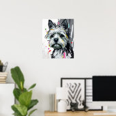 Terrier Pup Poster (Thuiskantoor)