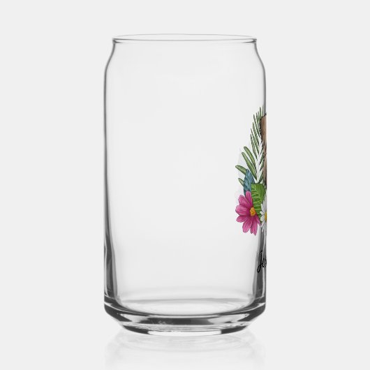 Terrier Roue À Fleurs Et Nom (Droite)