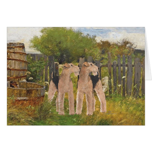 Térriers à la ferme (Devant horizontal)