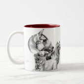 Terriers de Norwich et tasse de cheval (Gauche)