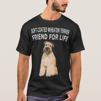 Terriervriend met zachte bekleding voor levenslang t-shirt