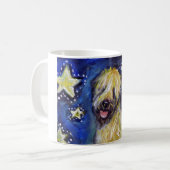Terriestars met zachte beklede wielen koffiemok (Voorkant links)