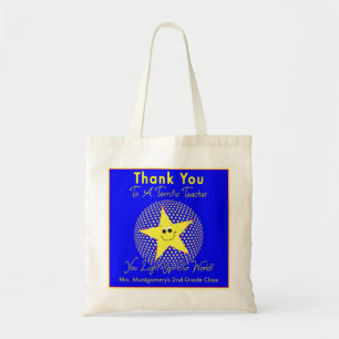 Terrific Star Teacher Bedankt Tote Bag