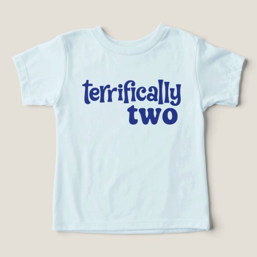 Terrifically Two T-shirt (Design Recto)