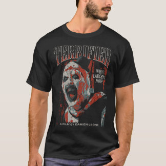 Terrifier Distressed Art De Clown Rood T-shirt