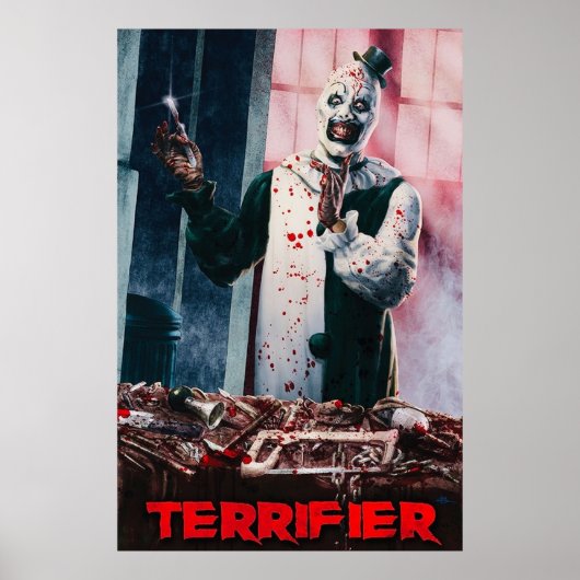 Terrifier Horror Movie Art Poster (Voorkant)