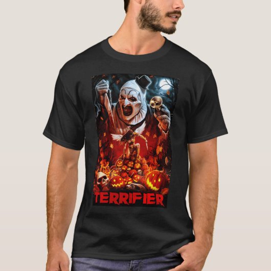 Terrifier Horror Poster T-shirt (Voorkant)