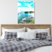 Terrigal Central Coast NSW Australië Canvas Afdruk (Insitu (Slaapkamer))