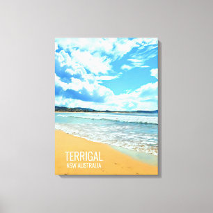 Terrigal Central Coast NSW Australië Canvas Afdruk