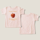 Territoire de Washington Fruit La Pomme (Design Recto & Verso)