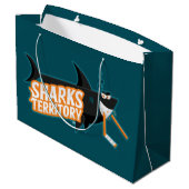 Territoire des requins - Grand sac cadeau (Dos Angle)