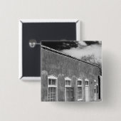 Territoriale architectuur, Santa Fe, New Vierkante Button 5,1 Cm (Voorkant /achterkant)