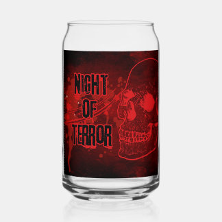 Terror Halloween Blikvorm Glas