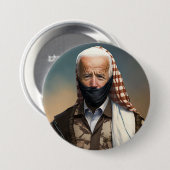 Terrorist Joe Biden Ronde Button 7,6 Cm (Voorkant /achterkant)