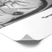 "Terroristische vis" Poster (Hoek)