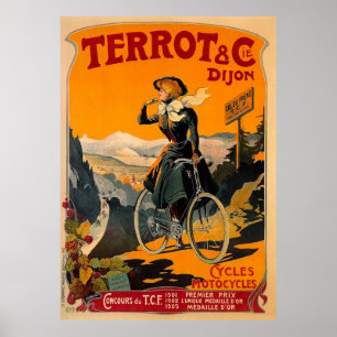 Terrot & Cie Dijon Bike Poster
