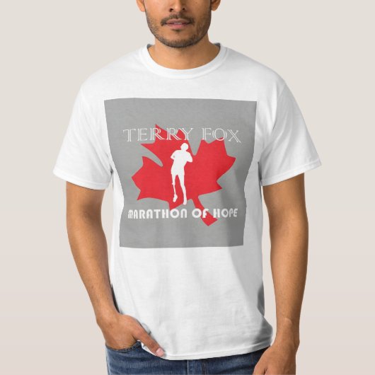 " Terry Fox Marathon of Hope " T-shirt (Voorkant)