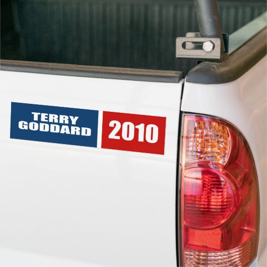 TERRY GODDARD FOR GOVERNOR BUMPERSTICKER (Op Truck)