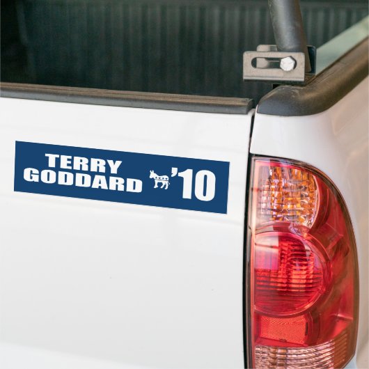 TERRY GODDARD FOR GOVERNOR BUMPERSTICKER (Op Truck)