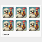 "Terry & Kay Silkie Chicken" Sticker Sheet (Vel)