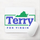 Terry McAuliffe voor gouverneur van Virginia Muismat (Met muis)