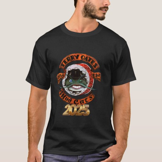 Terry Oates & the Mudcat 2025 Men's T-shirt (Voorkant)