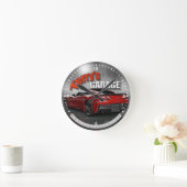Terry's Garage Corvette Wall Clock Ronde Klok (Huis)