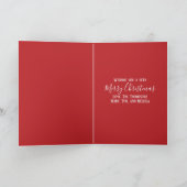 Tertian Plaid Carte photo de Noël 1 Photo Vert (Intérieur)