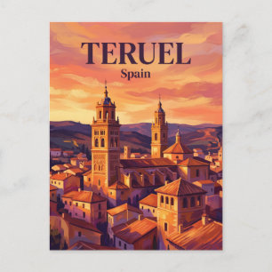 Teruel Spanje Briefkaart