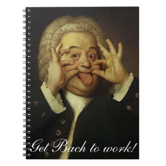 Terug aan het werk — Bach notitieboek (Voorkant)