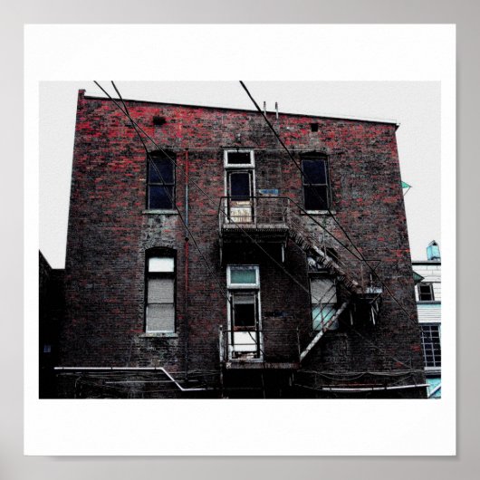 Terug Alley Grime Poster (Voorkant)