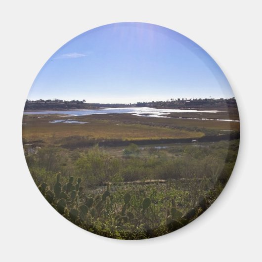 Terug Bay, Newport Beach, Californië Magneet (Voorkant)