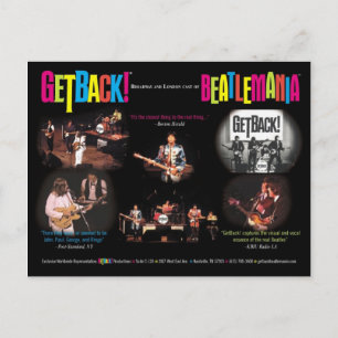 Terug!® Beatlemania Briefkaart