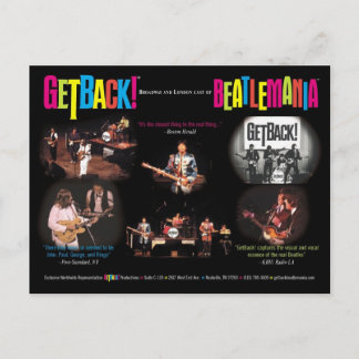 Terug!® Beatlemania Briefkaart