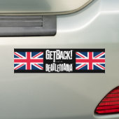 Terug!® Beatlemania Bumpersticker (Op auto)