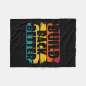 Terug Beter Amerika Ons Land - Bidden Harris 20 Fleece Deken (Voorkant (Horizontaal))