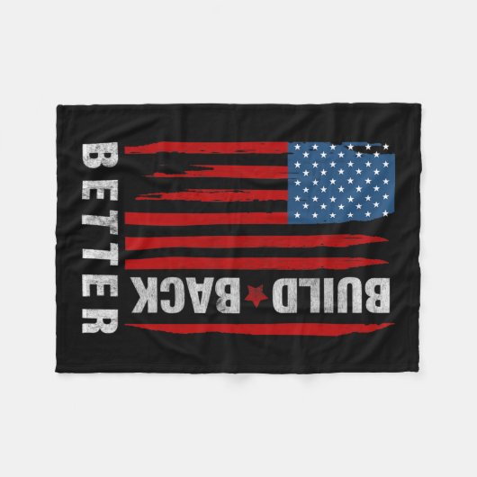 Terug Biden Kamala Harris 2020 Liberal Democraat G Fleece Deken (Voorkant (Horizontaal))