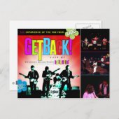 Terug! Briefkaart van Beatlemania (Voorkant / Achterkant)