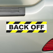 TERUG BUMPERSTICKER (Op auto)