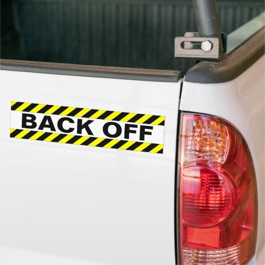 TERUG BUMPERSTICKER (Op Truck)