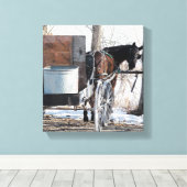 Terug Canvas Afdruk (Insitu (Houten vloer))