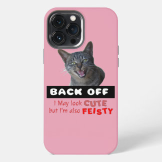 TERUG Cute Cat - Cute but Feisty iPhone 13 Pro Max Hoesje