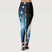 Terug de blauwe Leggings (Achterkant)