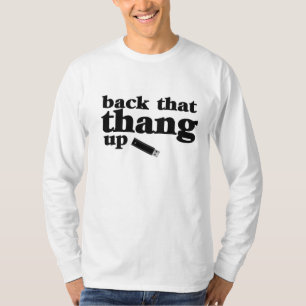 Terug die Computer Geek omhoog draaien T-shirt