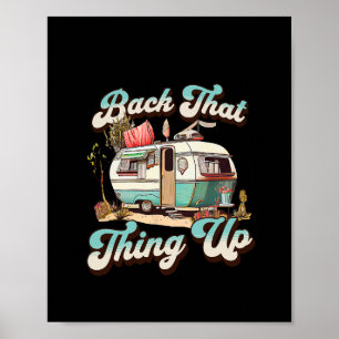 Terug die ding - Grappige camper trailer vakantie Poster