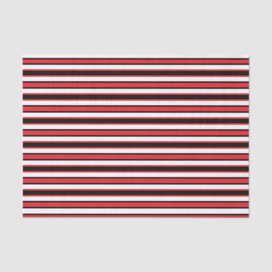 Terug en Forth Black en Red Tissuepapier (Voorkant)