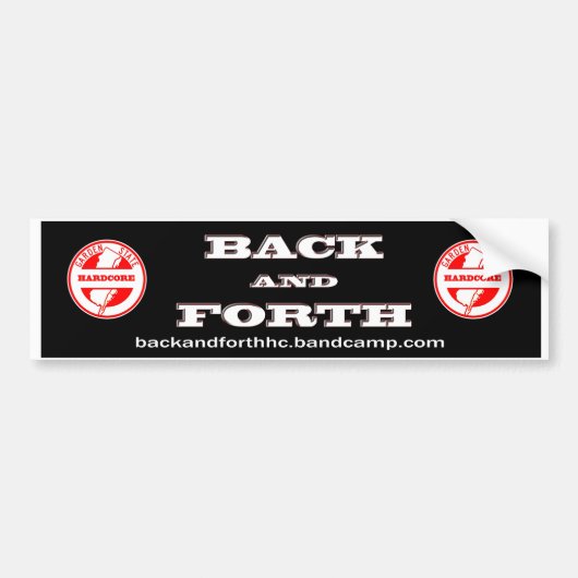 Terug en Forth - NJHXC Bumpersticker (Voorkant)